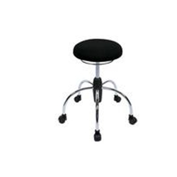 Sirius Kaddy Stool Chrome Base Charcoal.