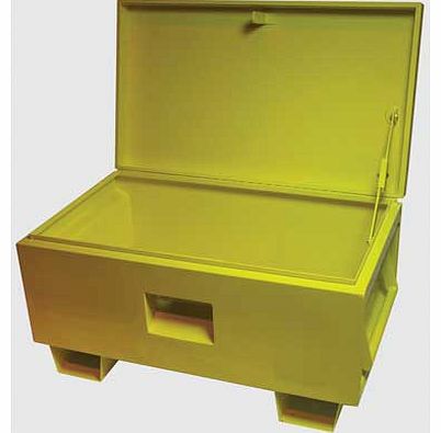 This heavy duty safe is produced from steel to give maximum protection and security to valuable tools and equipment . It can be bolted down to the vehicle or workplace floor for added security. Lockable with side handles for carrying to the workplace