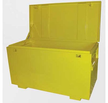 This heavy duty safe is produced from steel to give maximum protection and security to valuable tools and equipment . It can be bolted down to the vehicle or workplace floor for added security. Lockable with side handles for carrying to the workplace