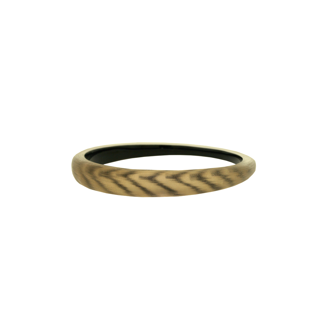 Unbranded Skinny Psyche Fur Tapered Bangle - Grey