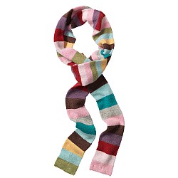 Unbranded SKINNY STRIPE SCARF