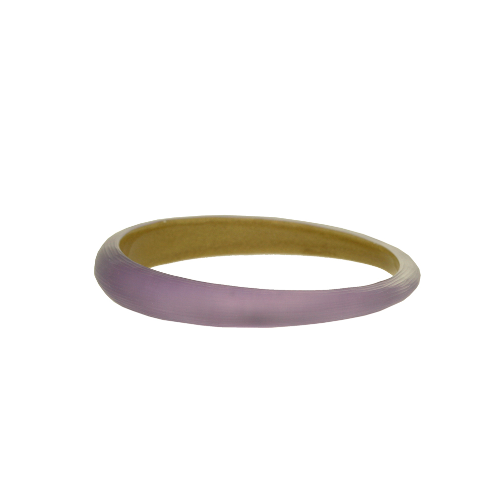 Unbranded Skinny Tapered Bangle - Lavender