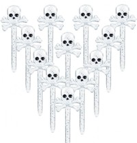 Unbranded Skull and Crossbones Party Picks (Pk10)