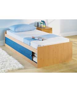 Slidestore Cabin Bed - Denim & Rose/Firm Mattress