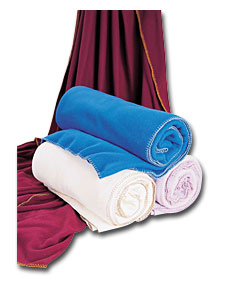 Small Lilac Fleece Throw