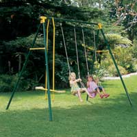 Small Metal Swing Set