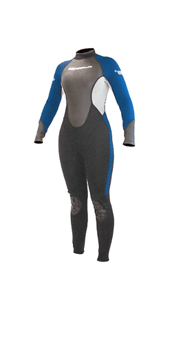 Unbranded SOLA Vision Ladies 3/2mm Steamer Wetsuit