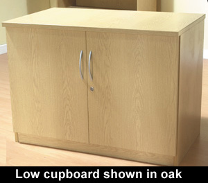 Supplied empty Can take wooden shelves (sold separ