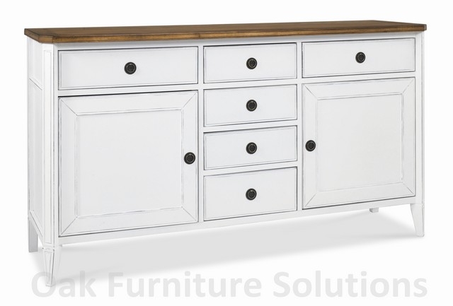 Unbranded Sophia Two Tone Wide Sideboard