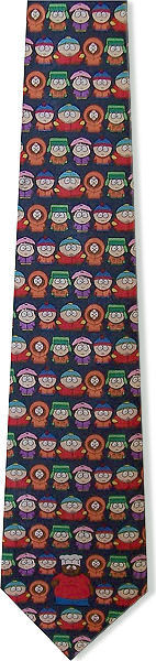 South Park Cast Standing Tie