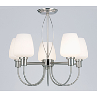 Unbranded SP186 5SCSP - 5 Light Satin Chrome Ceiling Light