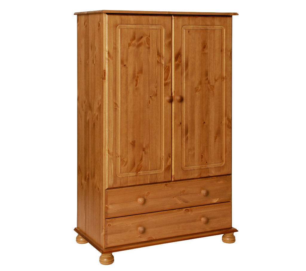 Unbranded Space2 Copenhagen pine 2 door 2 drawer wardrobe