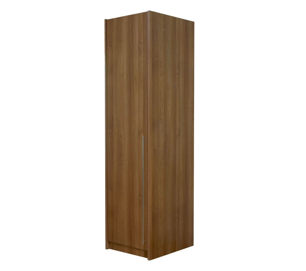 Unbranded space2fit Walnut Single Wardrobe with internal