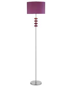 Unbranded Spiro Floor Lamp - Blackcurrant