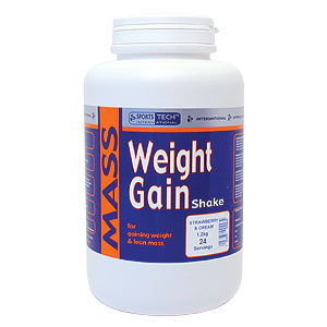 SportsTech Weight Gain Shake - Strawberries & Cream cl - size: 1.2kg cl