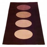 Unbranded Spots Hi Wear Rug 120x180cm brown blobs