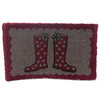 Unbranded Spotty Wellies Coir Door Mat