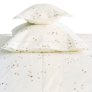 Sprig Duvet Cover- Ruby/Ivory- Kingsize