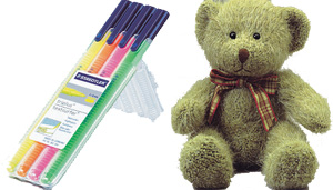 Staedtler Triplus Highlighter wlt x2 & Free Teddy Apr3