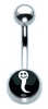 Stainless Steel Smiley Sperm Navel Bar