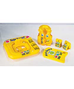 Start helping your child from 12 months old with bestways swim safe baby support then add armbands, 