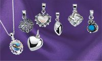 Sterling Silver 7 Piece Pendant Set