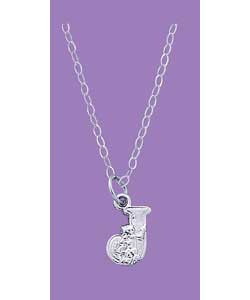 Sterling Silver Animal Alphabet J Pendant
