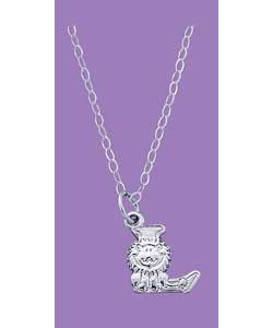 Sterling Silver Animal Alphabet L Pendant