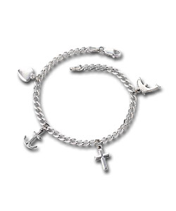 Sterling Silver Charm Bracelet