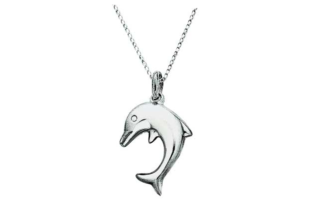 Sterling Silver Dolphin Pendant