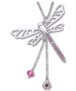 Sterling Silver Dragonfly Pendant