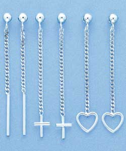 Sterling Silver Drop Earrings