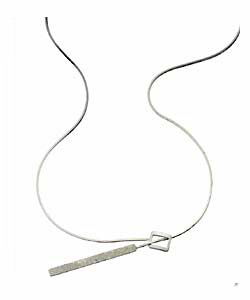 Sterling Silver Moondust Bar Lariat