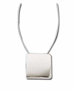 Sterling Silver Square Pendant