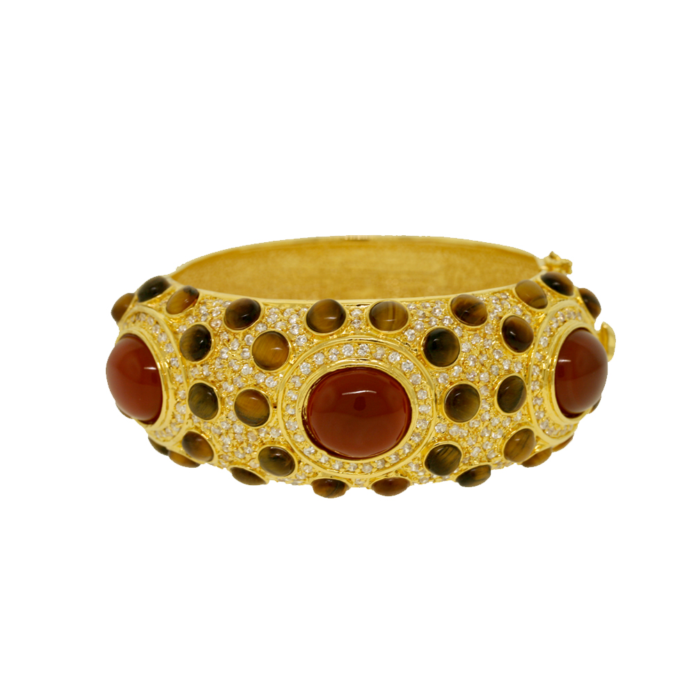 Unbranded Stone Bangle - Cornelian