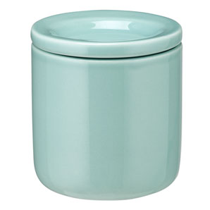 50s retro ceramic storage jar, with a rubber seal on the lid to keep contents fresh