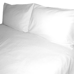 Strada Duvet Cover- Single- White