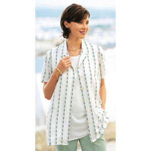 Unbranded Striped Tunic Style Blouse