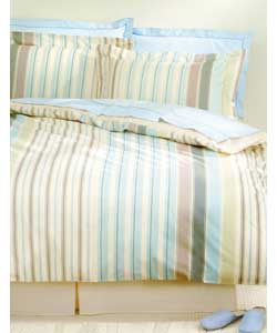 Stripes Single Duvet Set - Duckegg