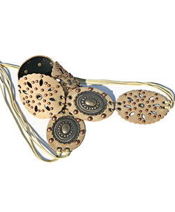 Studded Suedette Boho Belt