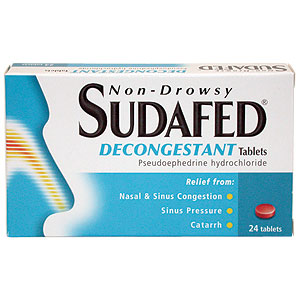 Sudafed Tablets - Size: 24