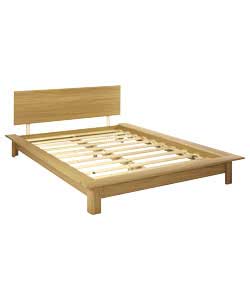 Sutton Oak Double Bedstead - Frame Only