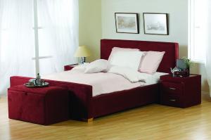 Sweet Dreams Burton 4ft 6 Faux Suede Bedstead