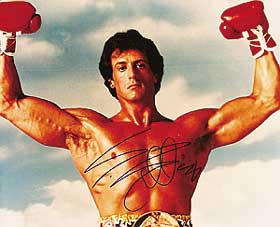 Sylvester Stallone autograph