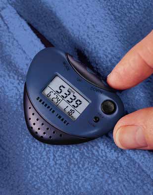 This unique talking pedometer tells you know how m