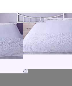 Tapework Floral Double Duvet Cover Set - Oyster