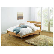 Unbranded Tarranto Single Bed, Beech And Airsprung Mattress