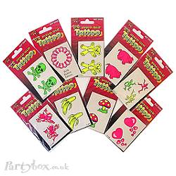 Tattoo - Disco Glo assorted designs