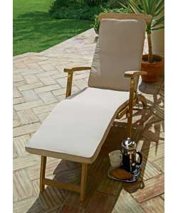 Comes with detachable foot rest. Folds for easy storage. Can be left outside all year around. Weight