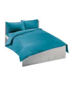 Teal Double Duvet Cover Set